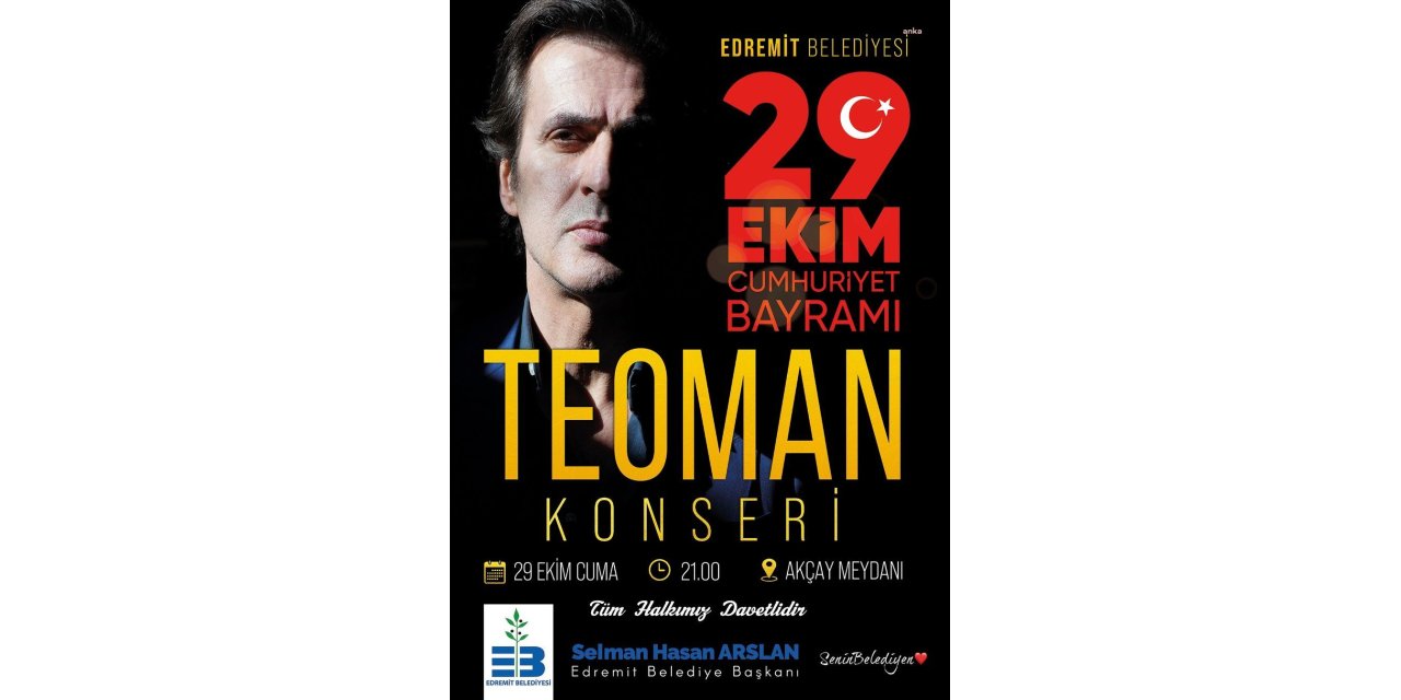 EDREMİT, CUMHURİYET COŞKUSUNA HAZIR