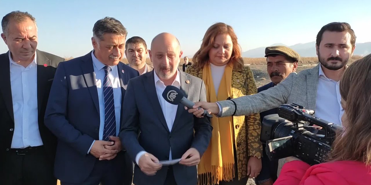 CHP’Lİ ÖZTUNÇ: “EBER GÖLÜ, KAYIK MEZARLIĞI HALİNE GELMİŞ”