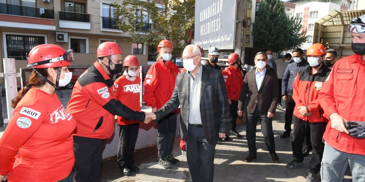 KARABAĞLAR'DA AKUT TATBİKATI