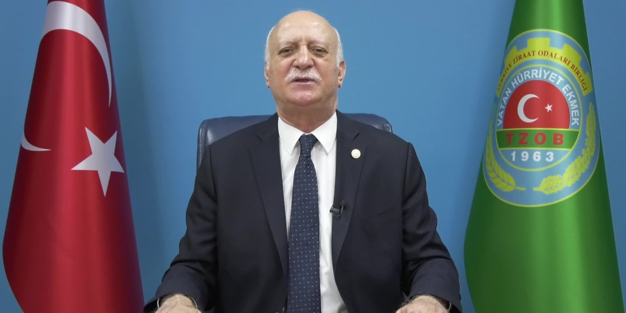 TZOB BAŞKANI BAYRAKTAR: "TARLADA 57 KURUŞ OLAN KURU SOĞAN MARKETTE 2 LİRA 52 KURUŞ"