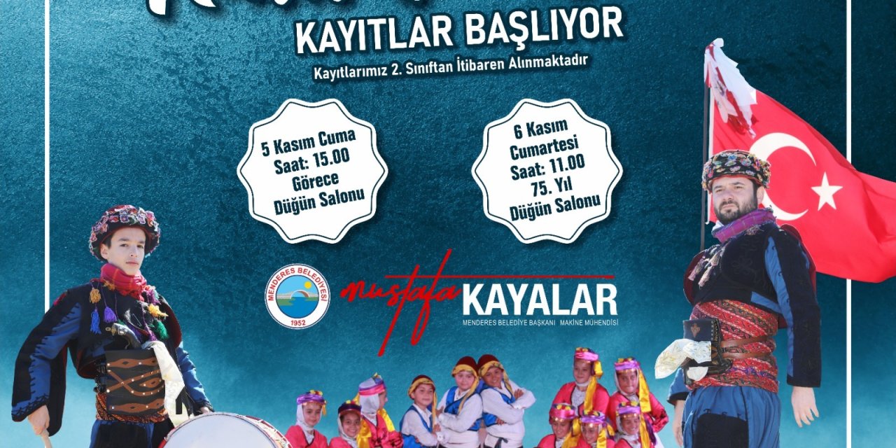 MENDERES’TE HALK DANSLARI KURSLARI İÇİN KAYIT ZAMANI