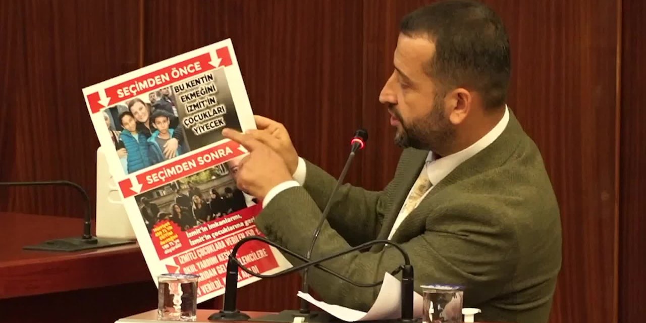İZMİT BELEDİYESİ AKP GRUP BAŞKAN VEKİLİ TUTUŞ: NE OLDUĞU BELLİ OLMAYAN ÇOCUKLAR