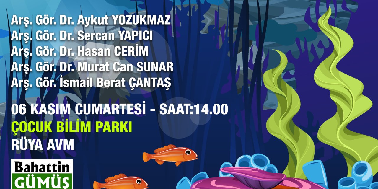 MENTEŞE BELEDİYESİ ÇOCUK BİLİM PARKI'NDA SU VE SU ALTI CANLILARI BİLİM ETKİNLİĞİ