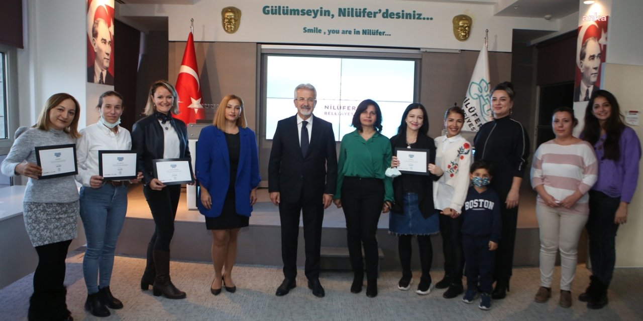 NİLÜFER’DE GİRİŞİMCİ ADAYLARINA SERTİFİKA
