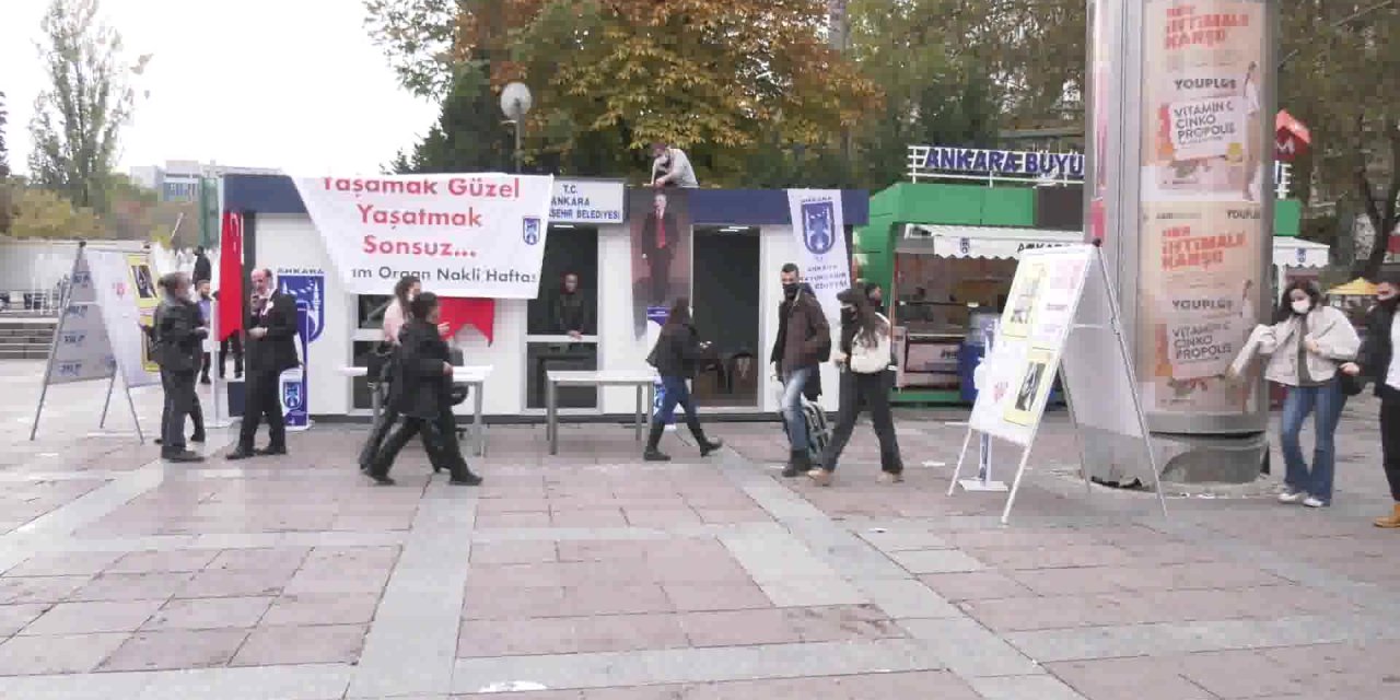 ANKARA BÜYÜKŞEHİR’DEN ORGAN BAĞIŞI HAFTASI’NDA KAMPANYA
