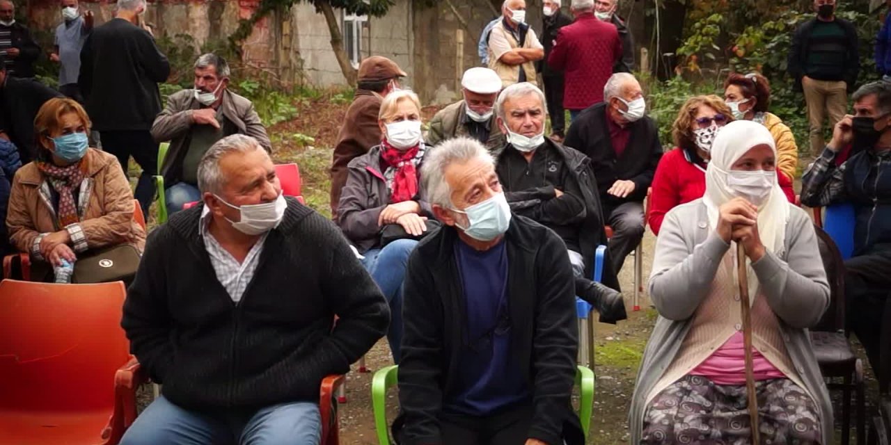 GİRESUN'DA ÇED TOPLANTISINDA MADEN OCAĞINA TEPKİ
