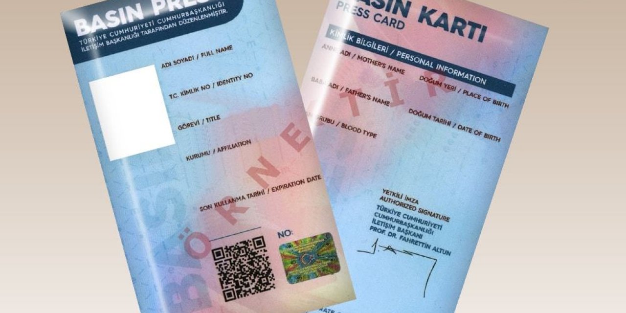 BASIN KARTI YÖNETMELİĞİ DEĞİŞTİ: "HER TÜRLÜÖRGÜT SUÇLARI İLE MÜCADELEYİ ETKİSİZ KILACAK İÇERİK OLUŞTURMAK KART İPTALİ GEREKÇESİ"