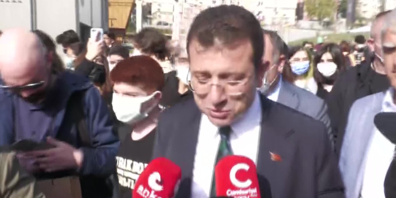 İMAMOĞLU’NDAN “KANAL İSTANBUL” AÇIKLAMASI: "OLMA ŞANSI, İHTİMALİ YOK, İSTANBUL BÖYLE BİR İHANETİ YAŞAMAYACAK"