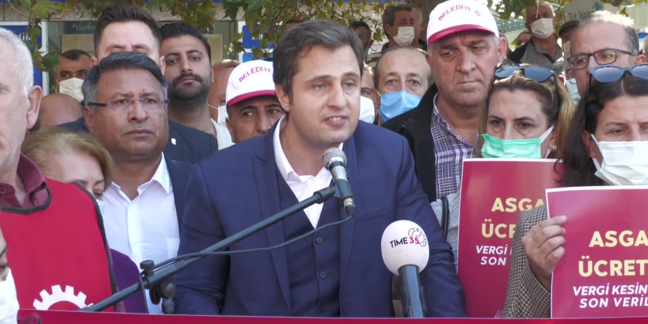 CHP İZMİR İL BAŞKANI DENİZ YÜCEL: ASGARİ ÜCRETTEKİ VERGİ ZULMÜNE SON VERİLSİN