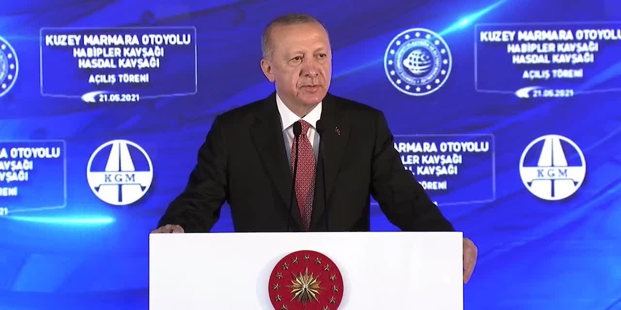 ERDOĞAN: KANAL İSTANBUL, TARİHE DAMGASINI VURAN BİR ESER OLARAK İFTİHAR TABLOSU İÇERİSİNDEKİ YERİNİ ALACAK