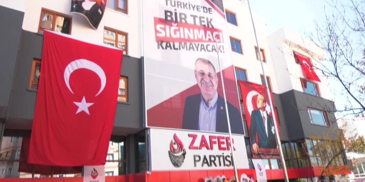 ZAFER PARTİSİ'NİN GENEL MERKEZ BİNASI AÇILDI