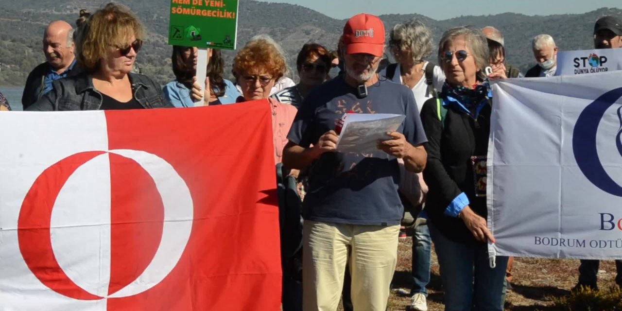 ODTÜ’LÜLERDEN MİLAS'TA EYLEM: ÜÇ TERMİK SANTRAL KÖYLERİMİZİ YUTUYOR