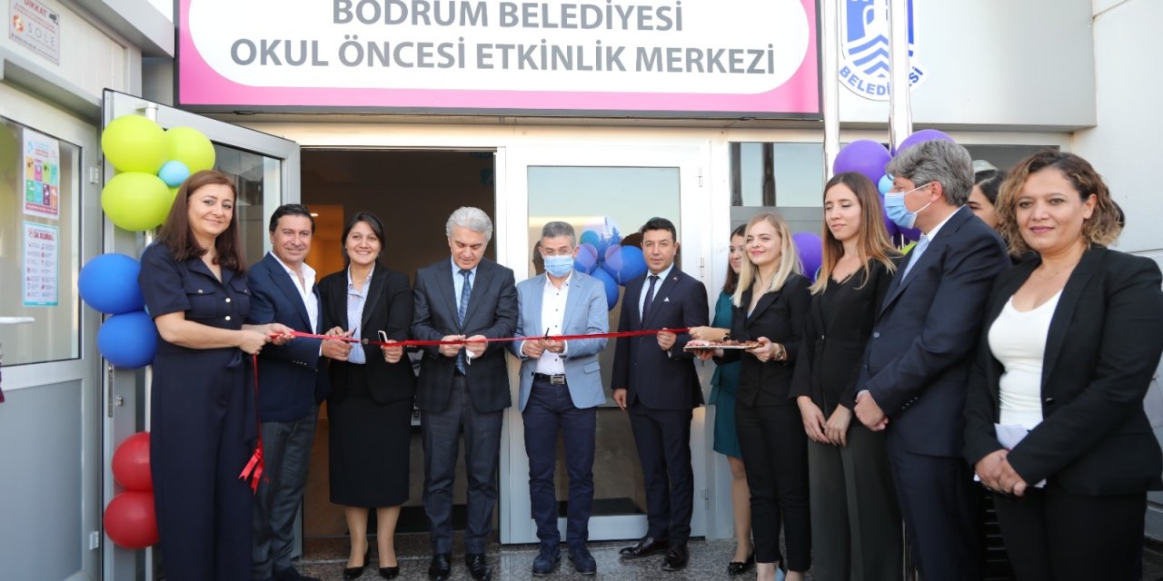 BODRUM BELEDİYESİ 'OKUL ÖNCESİ EKTİNLİK MERKEZİ' AÇTI