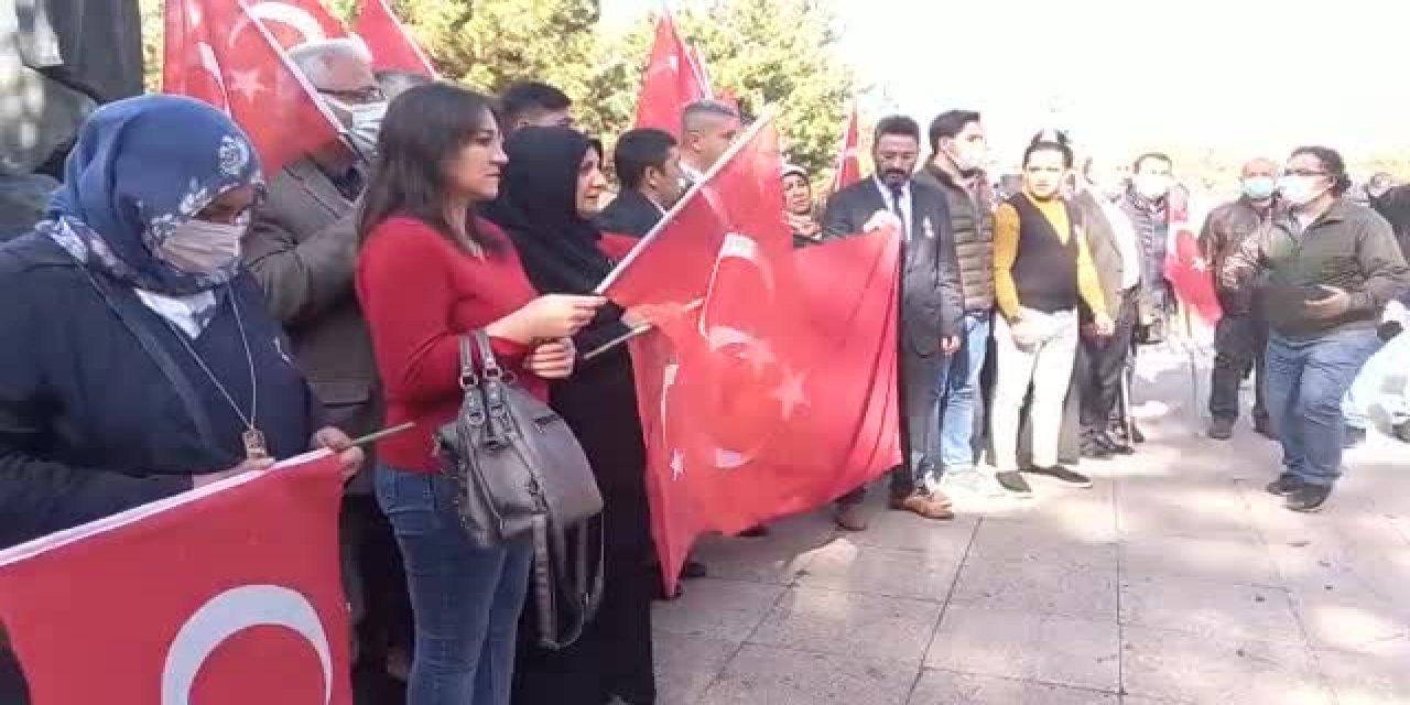 TÜRKİYE HARP MALULÜ GAZİLER ŞEHİT DUL VE YETİMLERİ DERNEĞİ'NDEN İYİ PARTİ PROTESTOSU