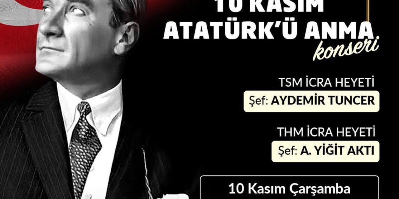 ANTALYA BÜYÜKŞEHİR KONSERVATUVARI ATATÜRK’Ü ANLAMLI BİR KONSERLE ANIYOR