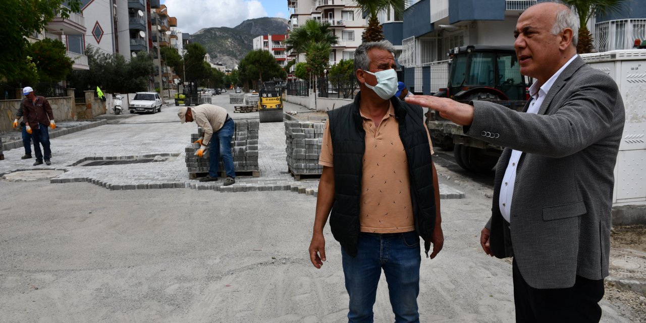 SÖKE BELEDİYESİ YOL YAPIM ÇALIŞMALARINA HIZ KATTI