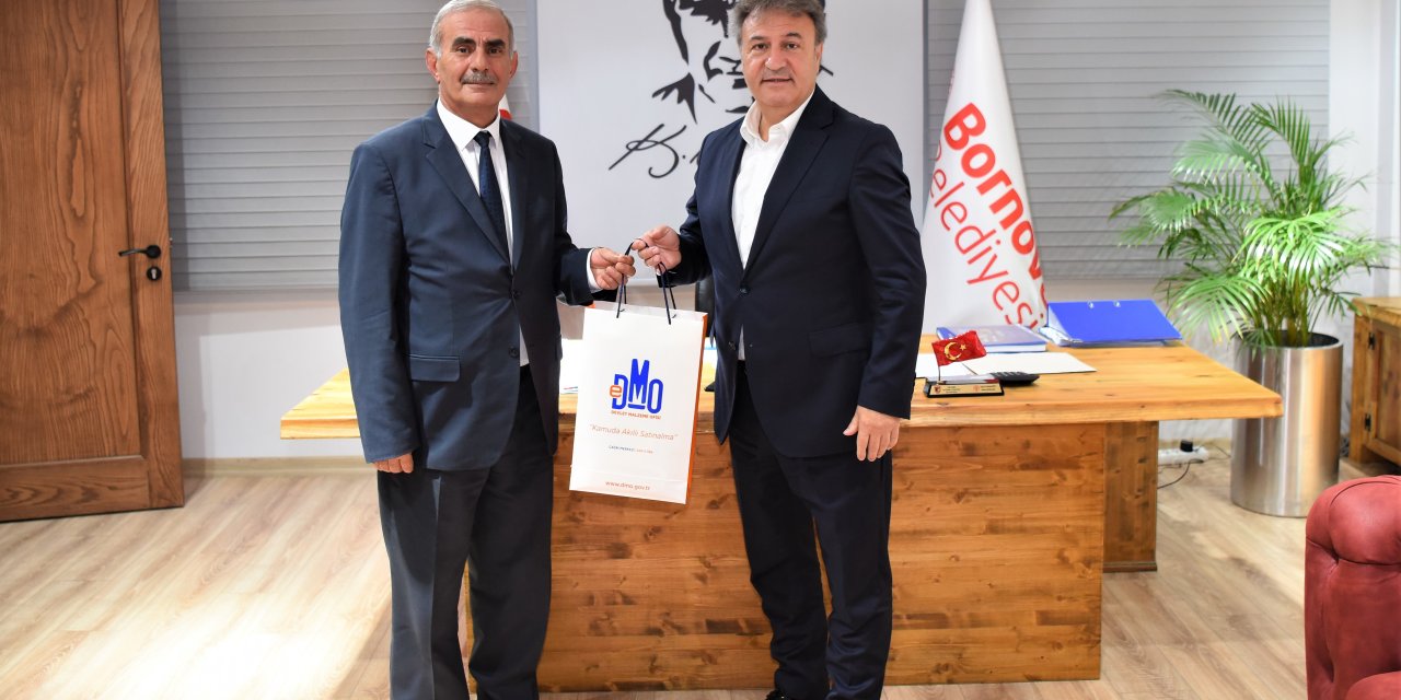 BAŞKAN İDUĞ, DMO BÖLGE MÜDÜRÜ ATİLA AYTEKİN’İ AĞIRLADI