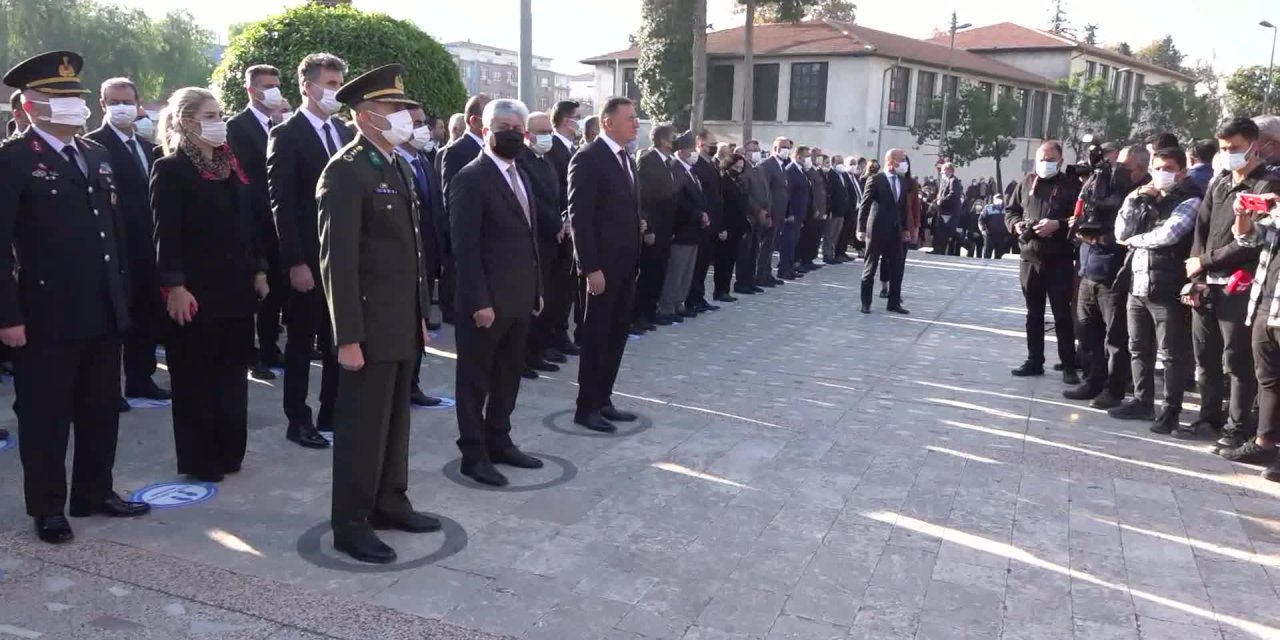 GAZİ MUSTAFA KEMAL ATATÜRK HATAY’DA TÖRENLE ANILDI