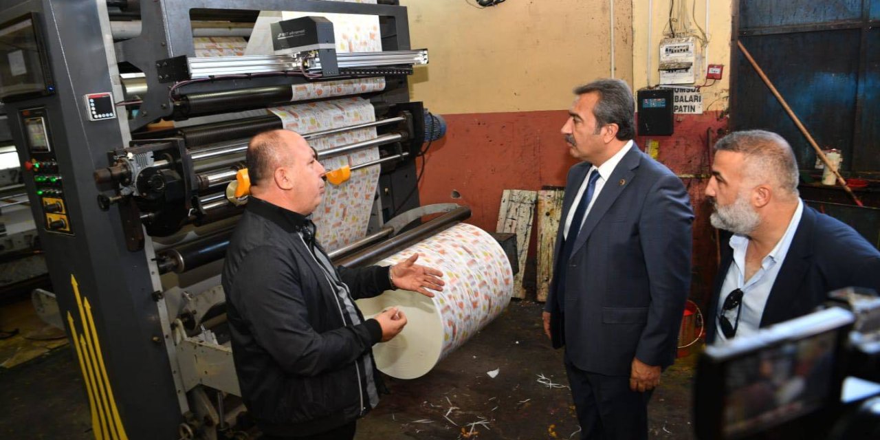 ÇUKUROVA BELEDİYE BAŞKANI ÇETİN’DEN İŞ YERİ ZİYARETLERİ
