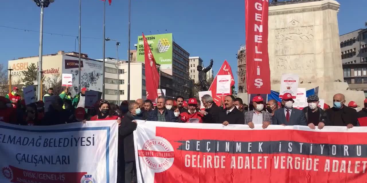 DİSK BÖLGE TEMSİLCİSİ GÖRGÜN: "BÜTÇE VE ASGARİ ÜCRET BELİRLENİRKEN SOSYAL DEVLET GİBİ DAVRANILMALI"