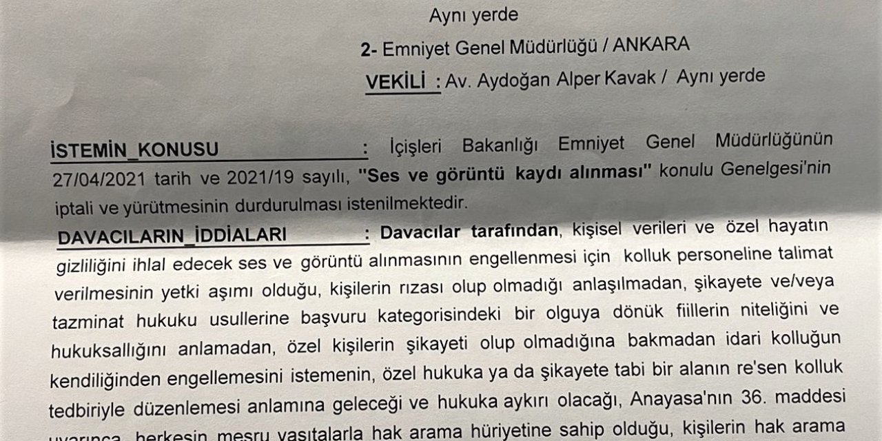 DANIŞTAY, TOPLUMSAL OLAYLARDA GÖRÜNTÜ YASAĞI GETİREN GENELGENİN YÜRÜTMESİNİ DURDURDU: “HABERLEŞME VE BASIN HÜRRİYETİNE SINIRLAMA”