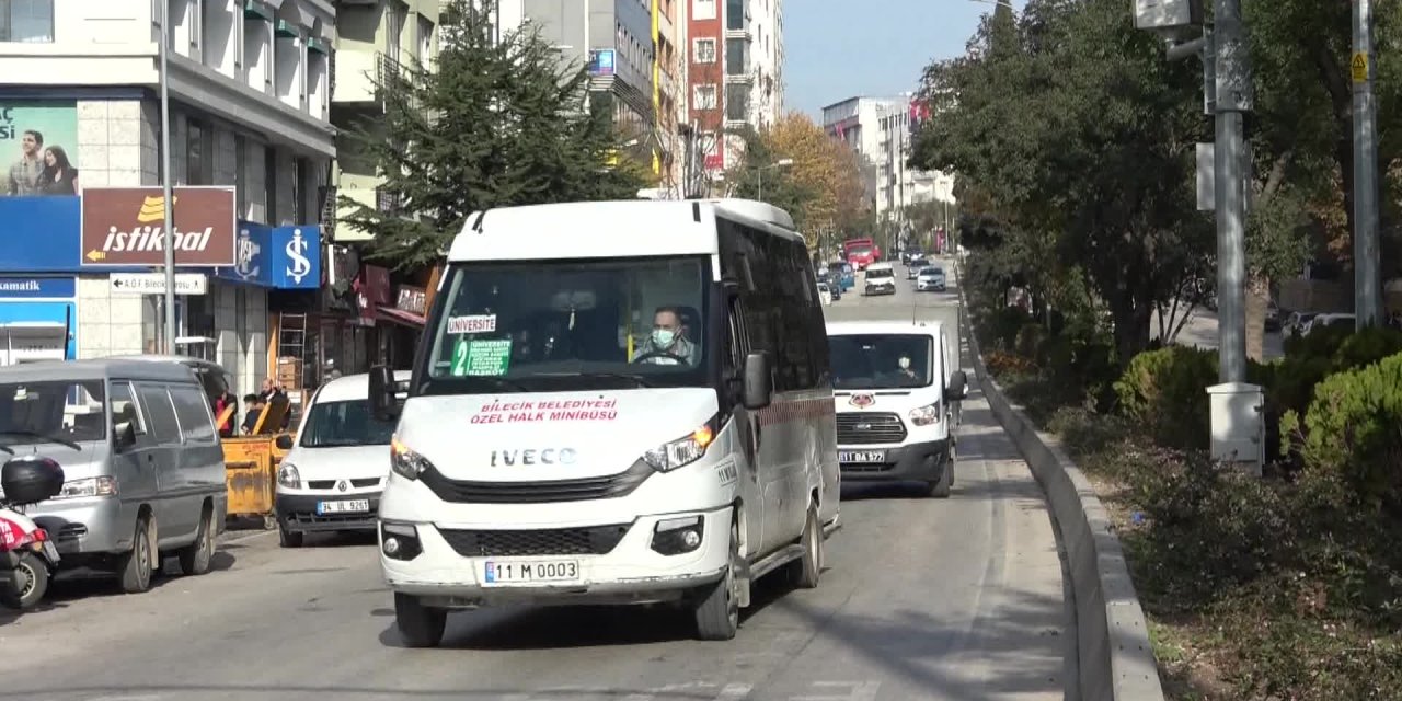 KOMİSYON MİNİBÜSÇÜLERİ HAKLI BULDU: BİLECİK’TE TOPLU TAŞIMAYA 50 KURUŞ ZAM