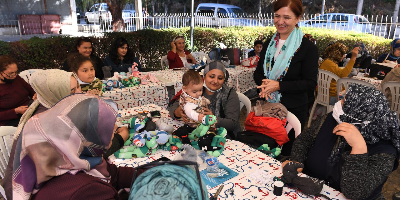 MERSİN BÜYÜKŞEHİR’İN “EVİMİZ ATÖLYE” PROJESİ ŞİMDİ DE ERDEMLİ’DE