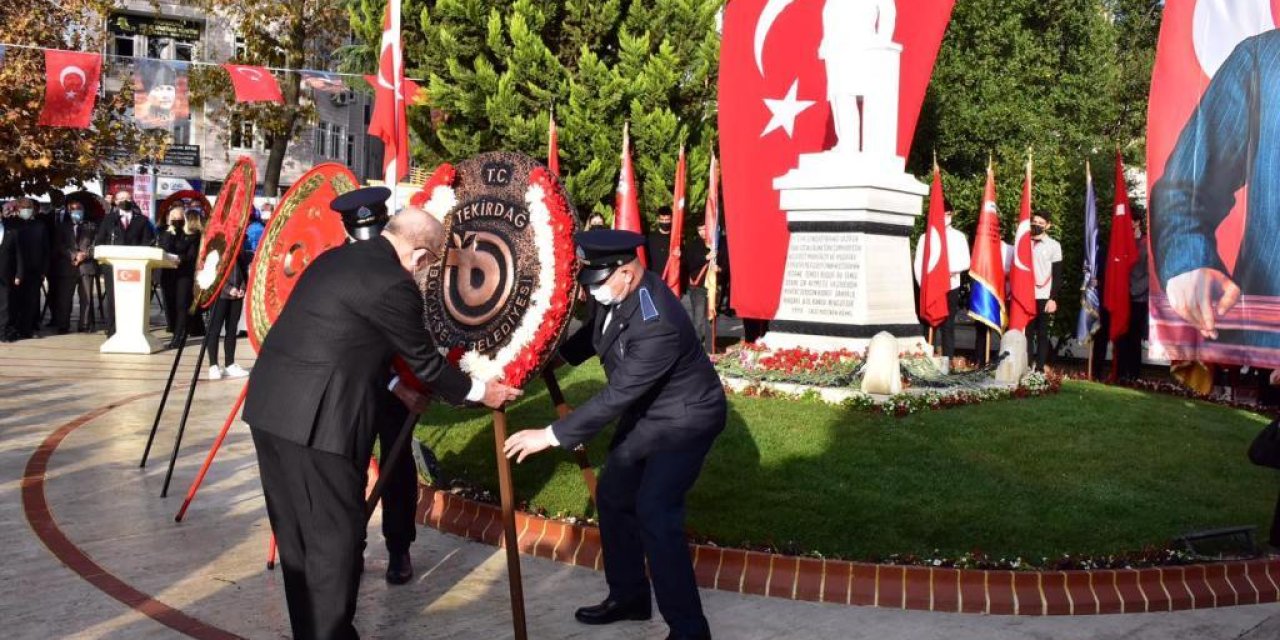 TEKİRDAĞ'IN DÜŞMAN İŞGALİNDEN KURTULUŞUNUN 99. YILI TÖRENLE KUTLANDI