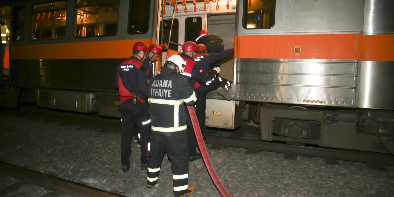 ADANA'DA RAYLI SİSTEMDE ACİL DURUM TATBİKATI YAPILDI
