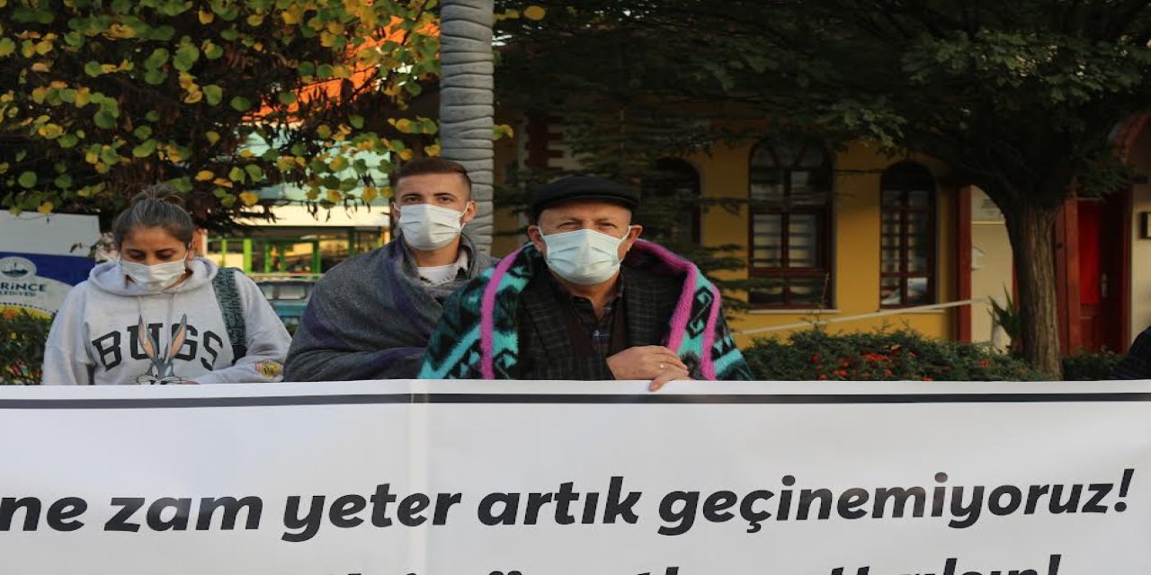 KOCAELİ’DE BATTANİYELİ ZAM PROTESTOSU