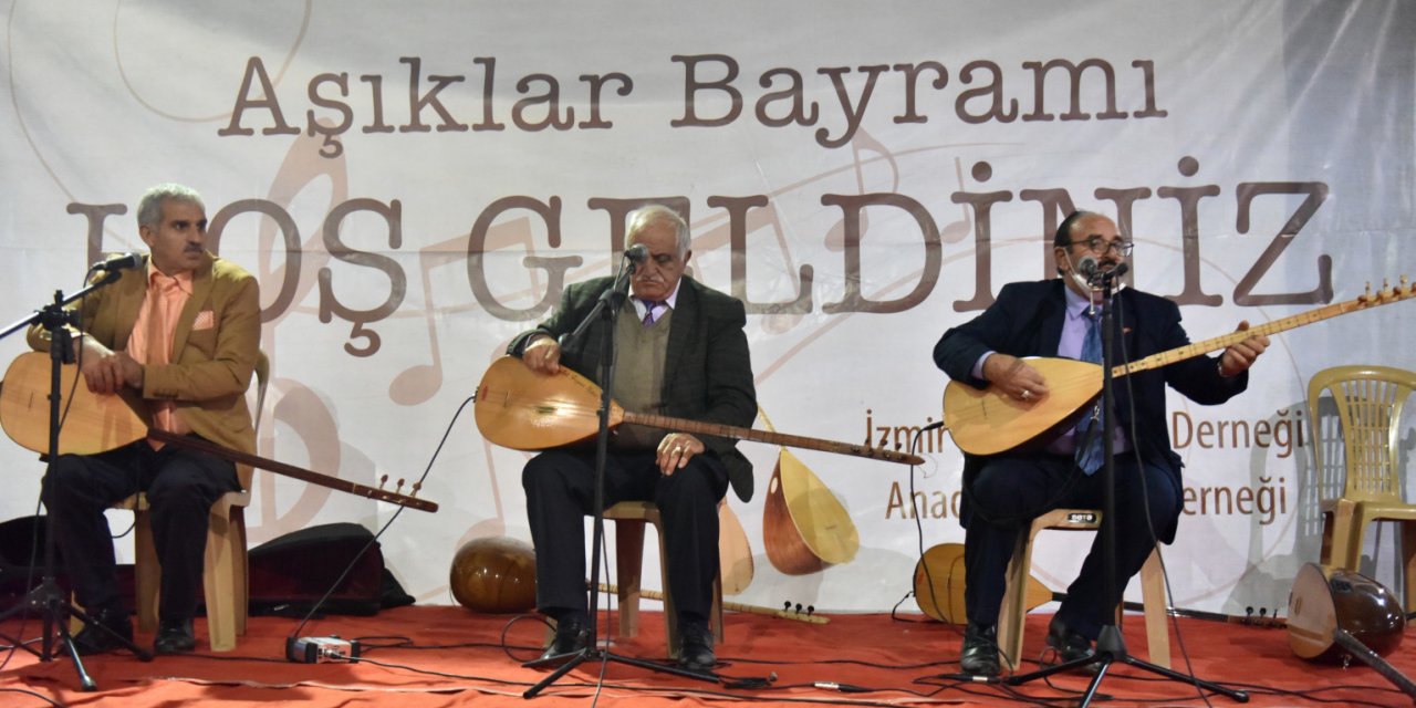 SAZ AŞIKLARI, BORNOVA'DA BULUŞTU