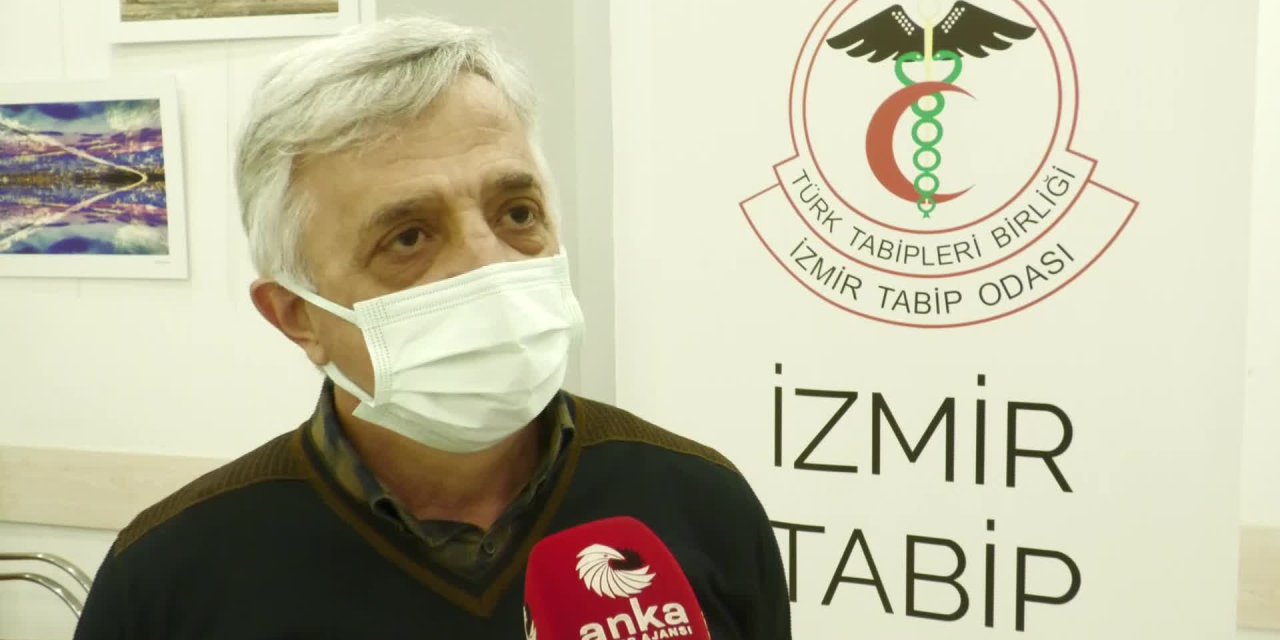 İZMİR TABİP ODASI BAŞKANI ÇAMLI: "PANDEMİ AKIŞINA BIRAKILDI. SÜRÜ BAĞIŞIKLIĞINA DÖNÜLDÜĞÜ KAYGISI YAŞIYORUZ"
