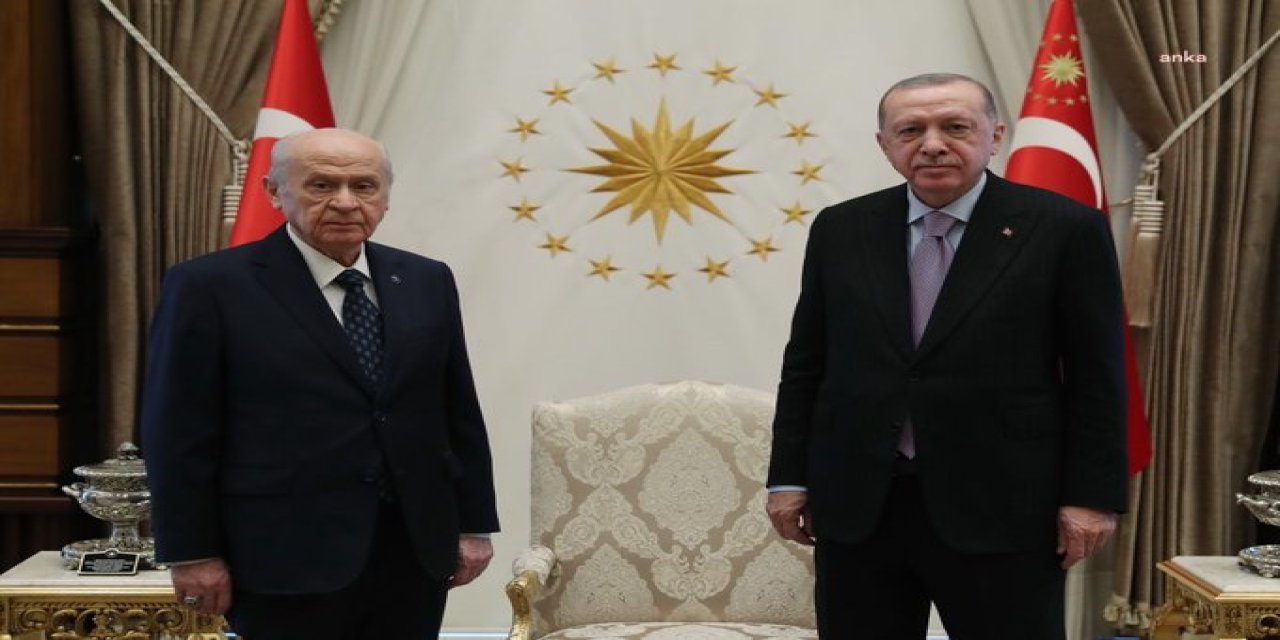 ERDOĞAN, BAHÇELİ İLE GÖRÜŞTÜ