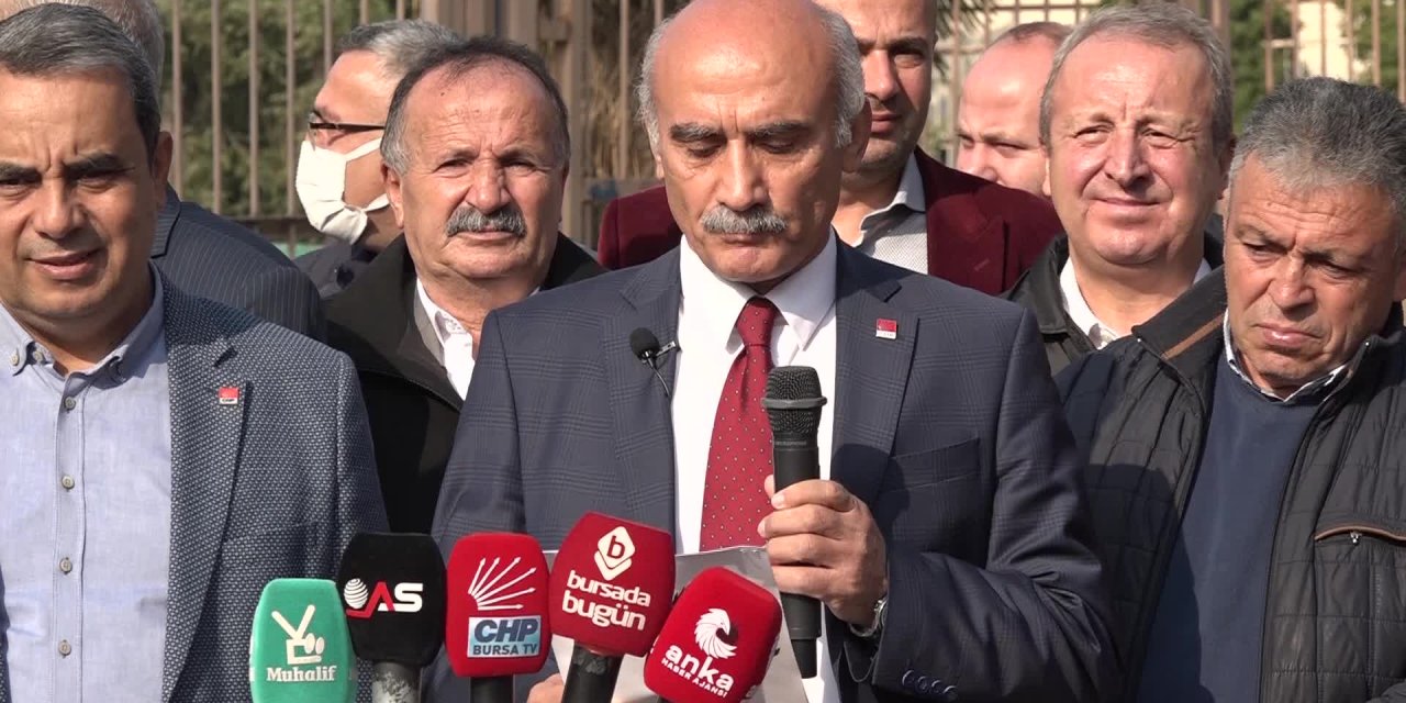 CHP'Lİ YILMAZ: "BURSA BÜYÜKŞEHİR BELEDİYESİ’NİN AMACI MÜTEAHHİTLERİ ZENGİN ETMEK"