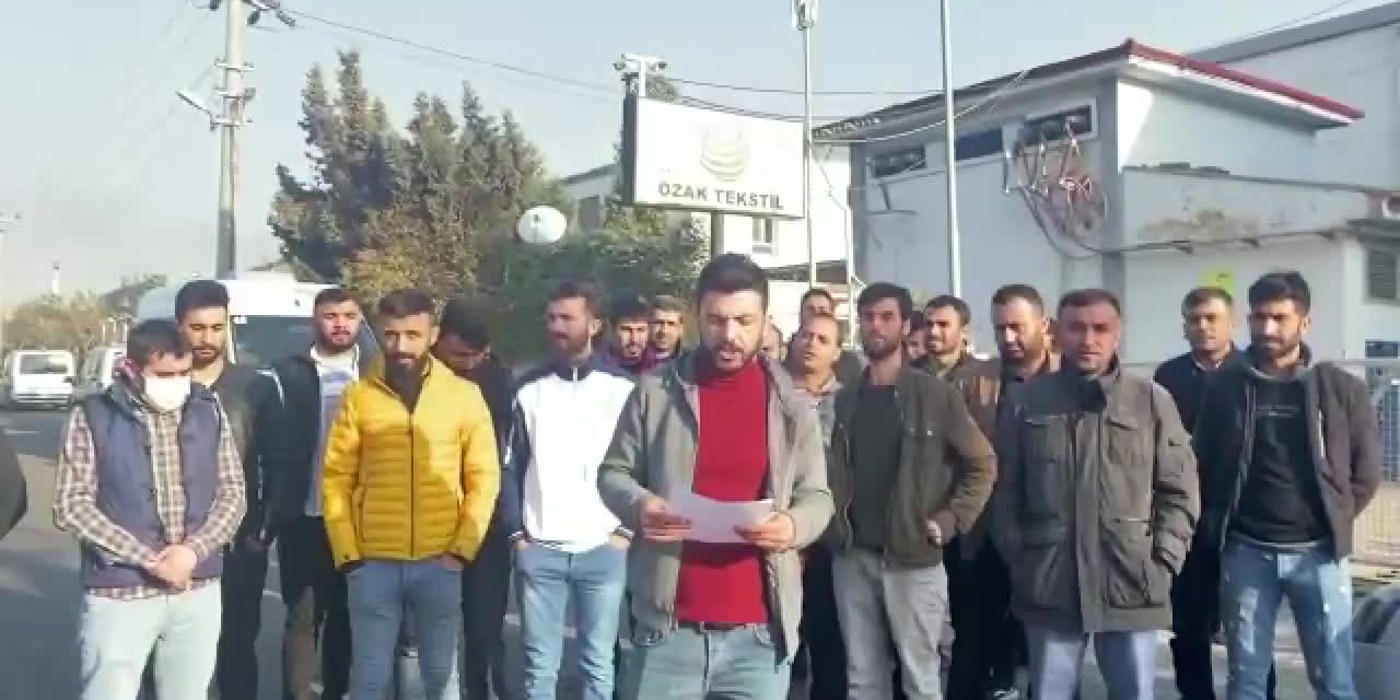 ŞANLIURFA'DA BİR TEKSTİL FABRİKASINDA 25 İŞÇİ YILLIK İZİNE, 48 İŞÇİ DE ÜCRETSİZ İZİNE GÖNDERİLDİ