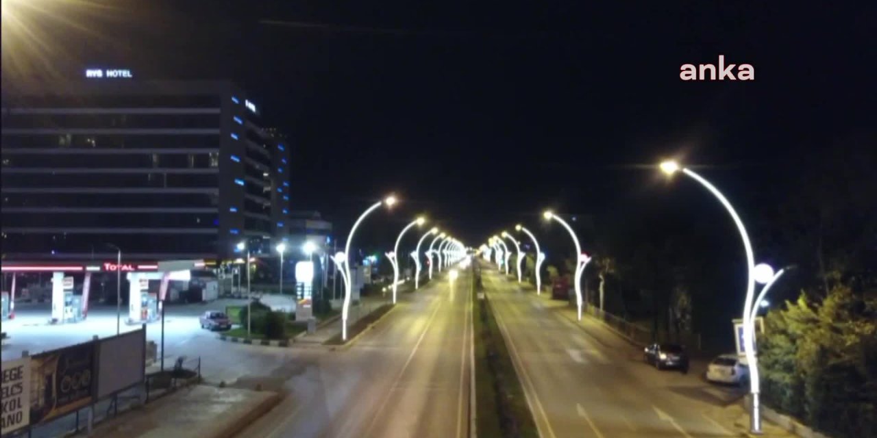 EDİRNE KENT GİRİŞİNE YENİ AYDINLATMA DİREKLERİ