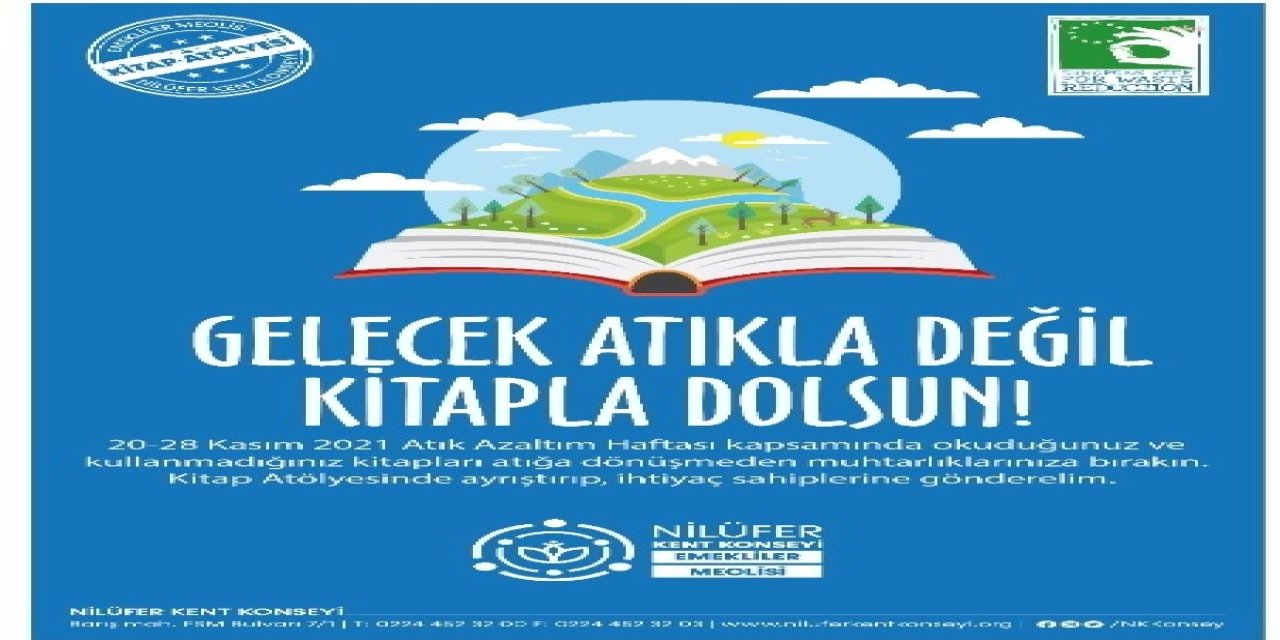 NİLÜFER BELEDİYESİ, 69 ŞEHRE 90 BİN KİTAP ULAŞTIRDI
