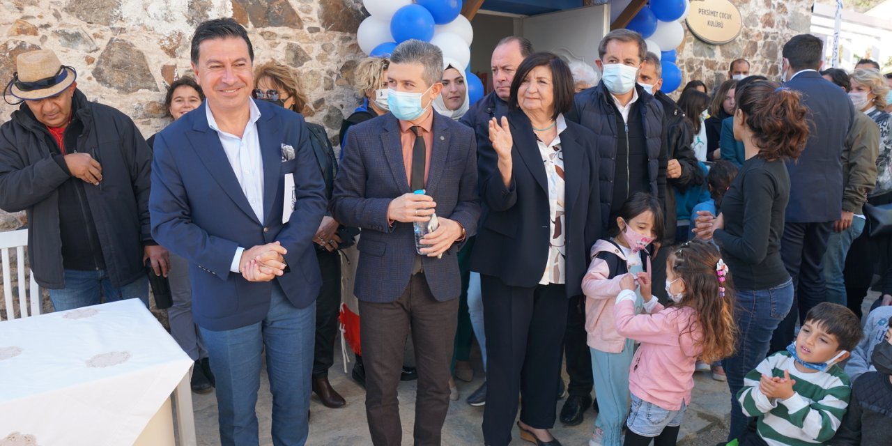 BODRUM PEKSİMET'TE ÇOCUK KÜTÜPHANESİ AÇILDI