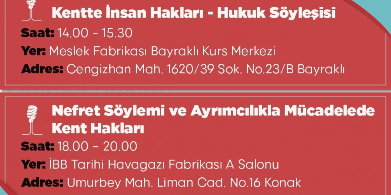 İZMİR’DE HUKUK SÖYLEŞİLERİ BAŞLIYOR