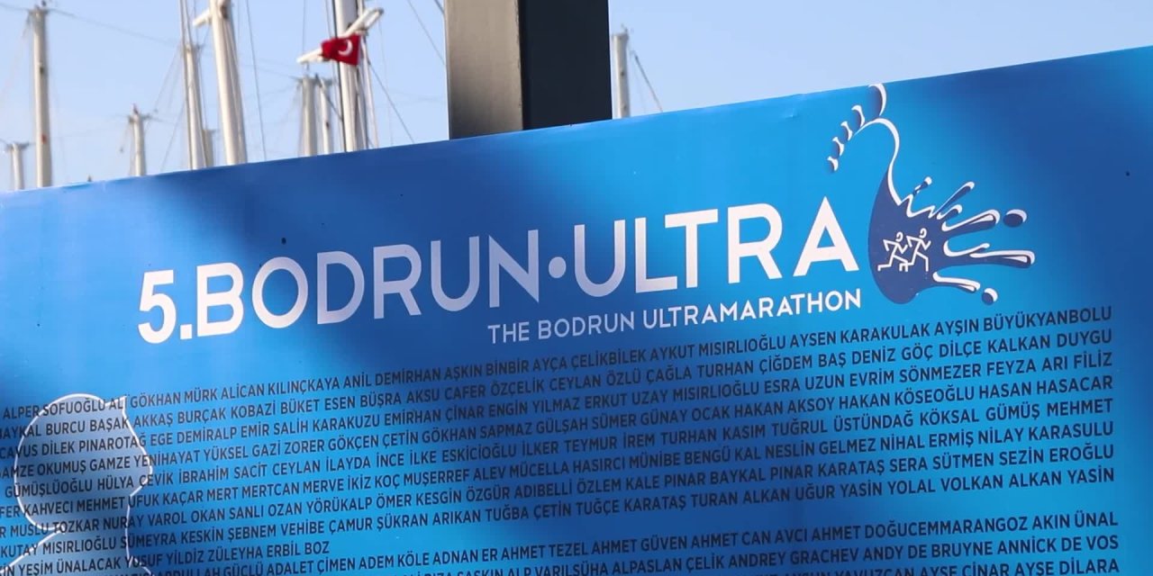 "BODRUM ULTRA MARATONU"NDA 600 SPORCU YARIŞTI