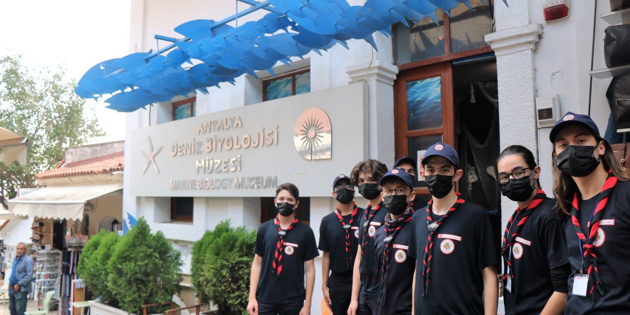 ANTALYA BÜYÜKŞEHİR BELEDİYESİ ESKİŞEHİRLİ İZCİLERİ AĞIRLADI