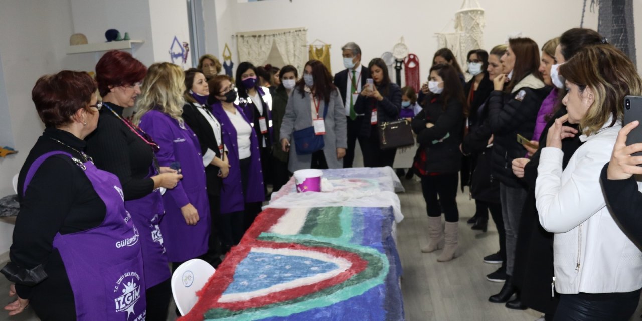 İZMİT'İN KADIN GİRİŞİMCİLER MERKEZİ'NE BELEDİYELERDEN ZİYARET