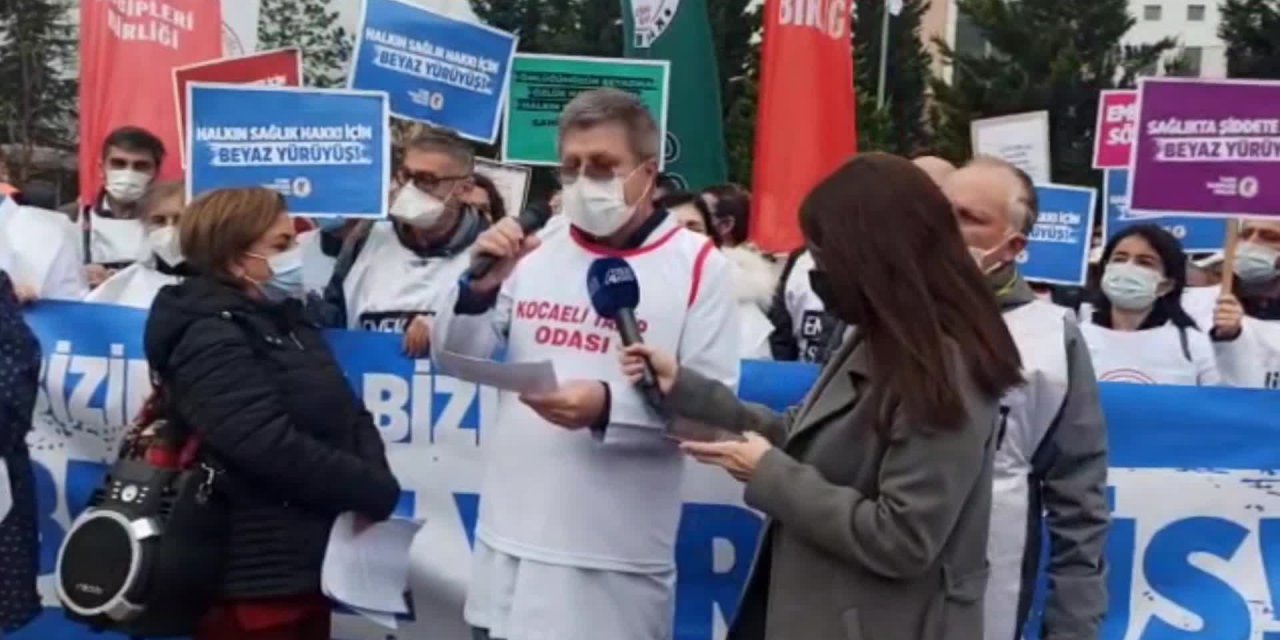 BEYAZ YÜRÜYÜŞ KOCAELİ’DE: "BU EMEĞİN KARŞILIĞINI VERMİYORLAR"