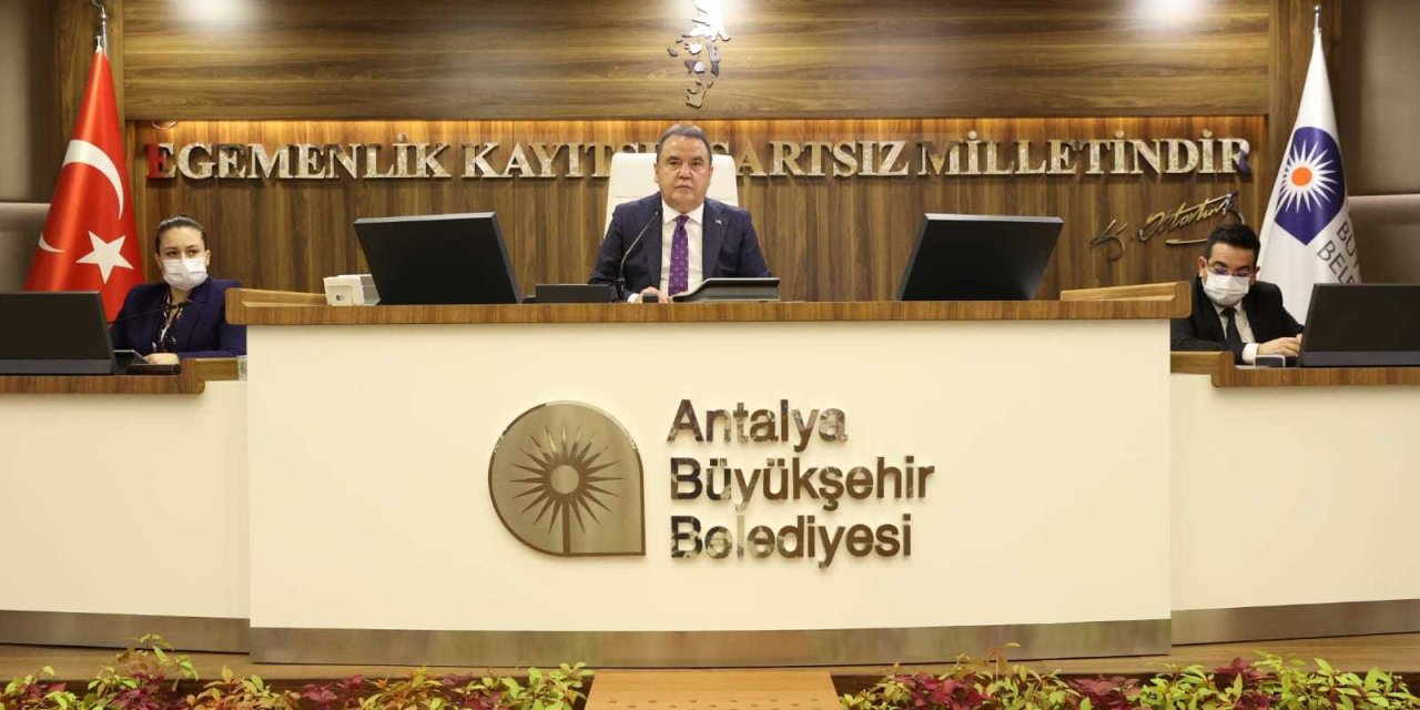 ANTALYA BÜYÜKŞEHİR BELEDİYESİ'NİN 2022 BÜTÇESİ 3 MİLYAR 500 MİLYON TL