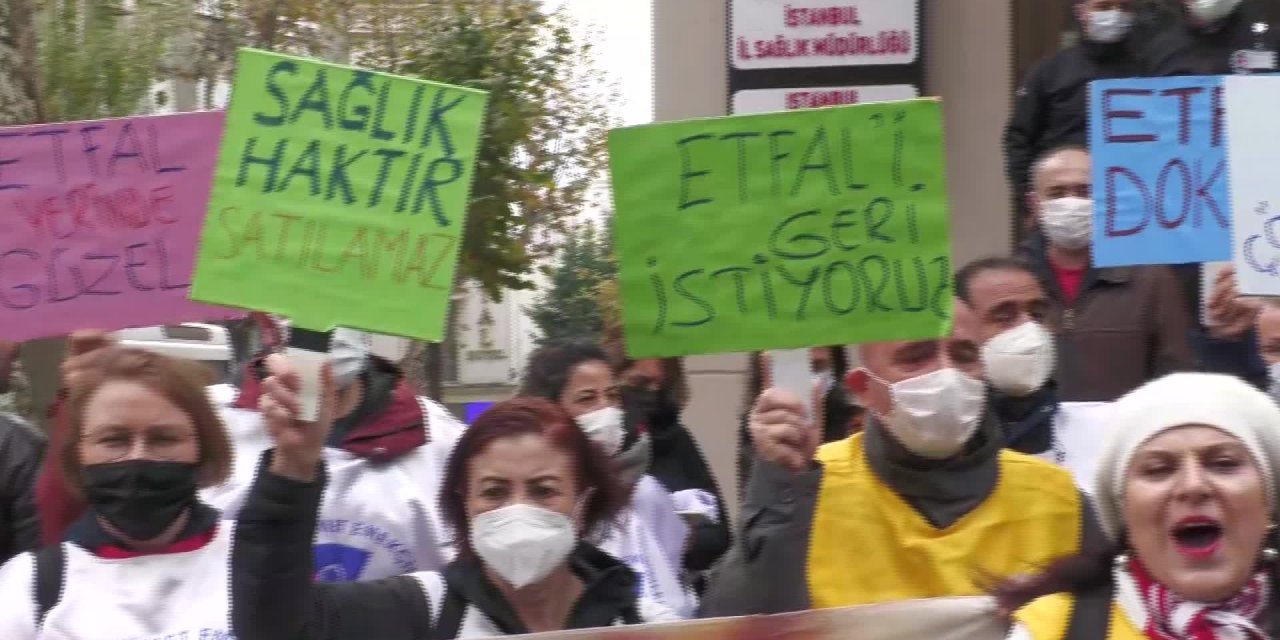ŞİŞLİ ETFAL DAYANIŞMASI: “İSTANBUL İL SAĞLIK MÜDÜRLÜĞÜ’NÜN BAZI BİRİMLERİ, 'DEPREME DAYANIKSIZ' DİYE KAPATILAN ŞİŞLİ ETFAL HASTANESİ’NE TAŞINDI”
