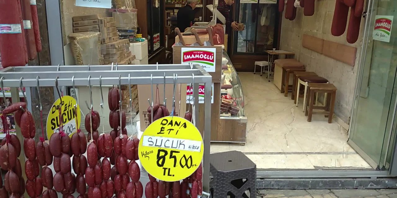 PASTIRMA GRAMDAN DİLİME, SUCUK PARMAĞA DÜŞTÜ