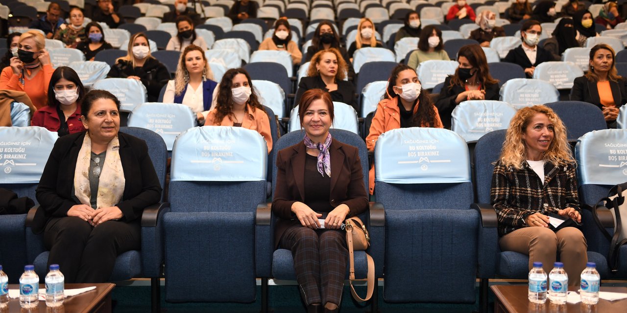 MERSİN BÜYÜKŞEHİR BELEDİYESİ'NDEN 'ŞİDDET FARKINDALIK' SEMİNERİ