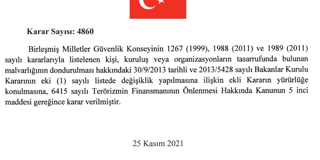 TRİNİDAD VE TOBAGO’LU EMRAAN ALİ, 'DAEŞ VE EL-KAİDE İLE BAĞLANTILI GERÇEK KİŞİLER' LİSTESİNE ALINDI VE MAL VARLIĞI DONDURULDU