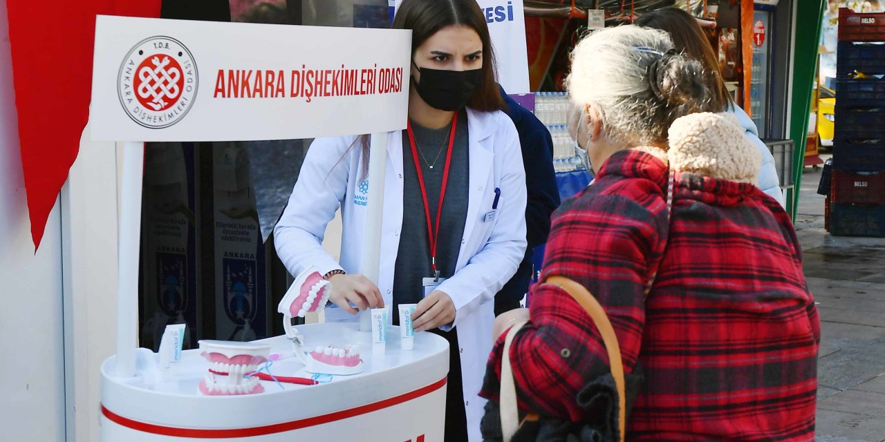 ANKARA BÜYÜKŞEHİR BELEDİYESİ AĞIZ VE DİŞ SAĞLIĞI KONUSUNDA BİLGİLENDİRİYOR