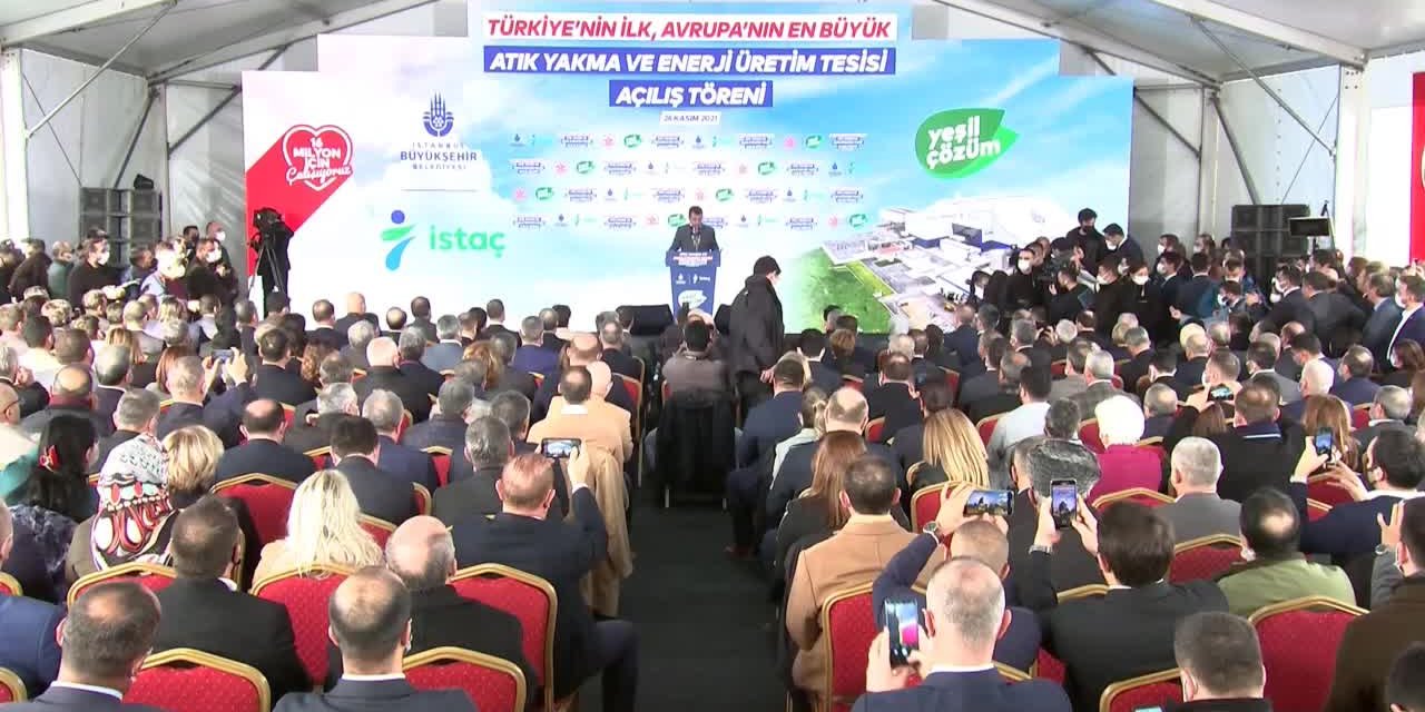 İMAMOĞLU: ATIK YAKMA VE ENERJİ ÜRETİM TESİSİMİZ YAKLAŞIK 1 MİLYON 400 BİN İSTANBULLUNUN ENERJİ AÇIĞINI GİDERECEK